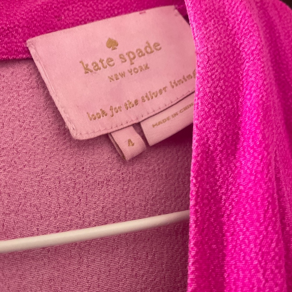 Kate Spade Size 4 Magenta Dress